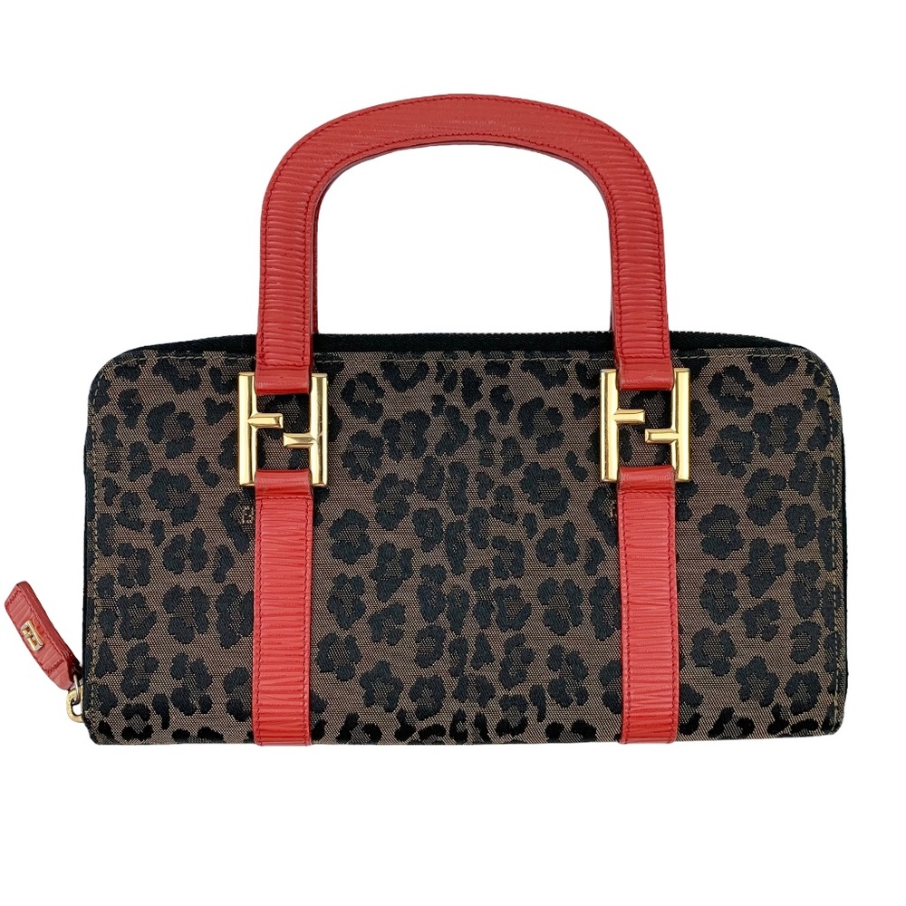 FENDI Mini Leopard Handbag